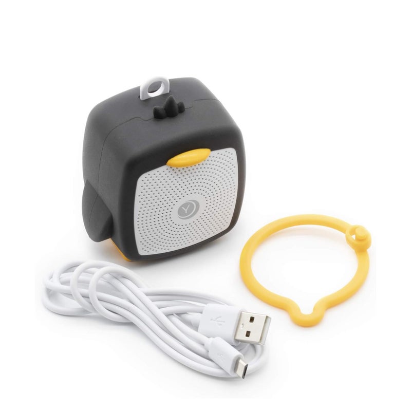 Yogasleep Pocket Baby Soother Penguin, White Noise Machine, 6 Soothing Sounds & Timer for Better Sleep, Includes Brown Noise & Lullabies, Compact Size for Travel & Child Safe, Must Have Registry Gift - Image 3